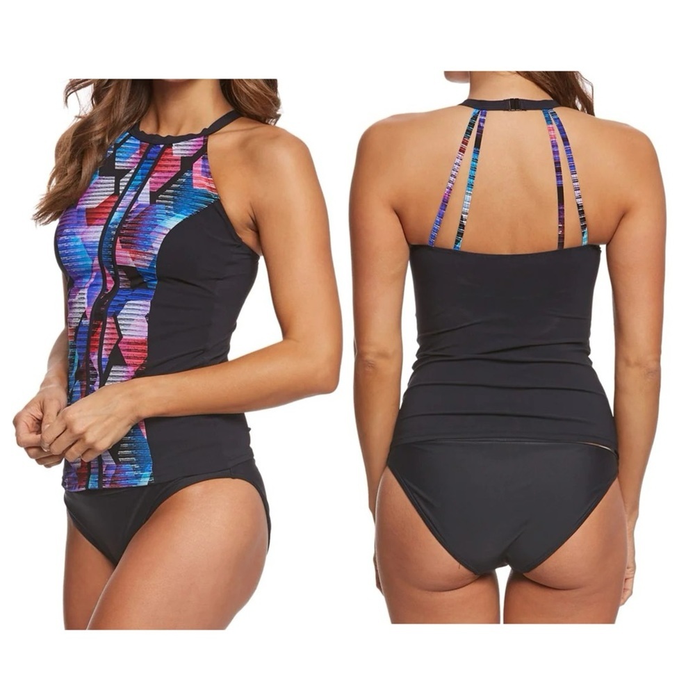 Profile by Gottex Cosmos Tankini Top NWT!